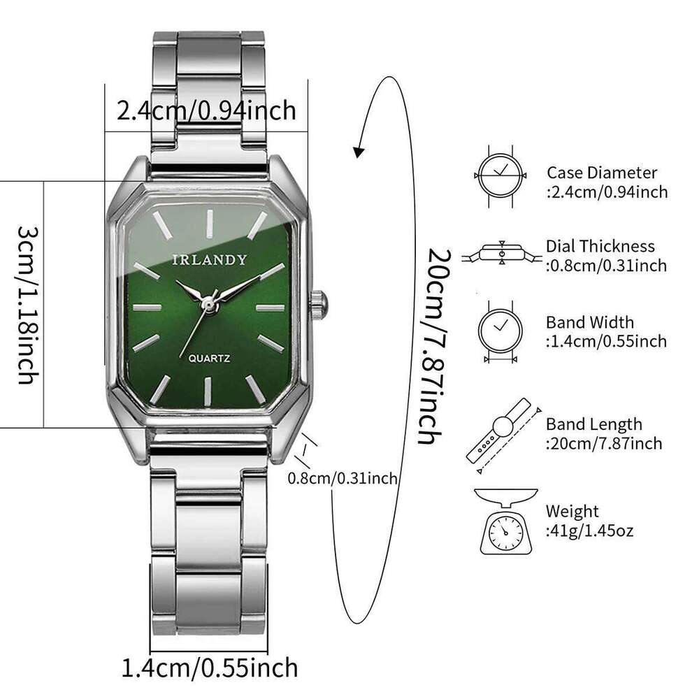 Fashion Rectangle Women Quartz es Elegant Ladies Wrist For Girls Clock Reloj MujerWithout Box H260228