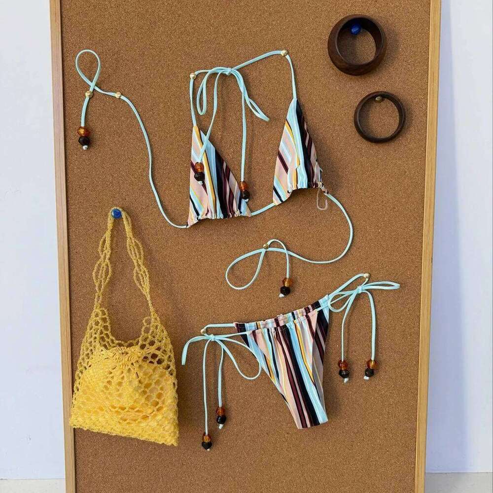 Micro Bikinis 2026 Sexy Women Swimsuit Swimwear Female Floral Thong Bikini Set Biquini Bathing Swimming Suit Beachwear Z260301