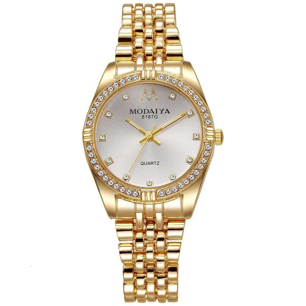 Women es Luxurious Quartz Sparkling Rhinestone Dial Dress Wristes for Ladies Relogio Feminino H260228