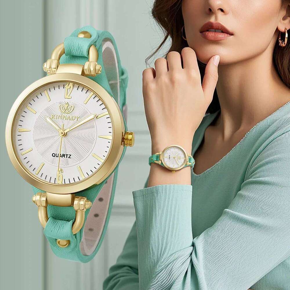 High Quality Women Leather Strap Quartz es Ladies Casual Wristes Clock Gift Reloj Mujer H260228