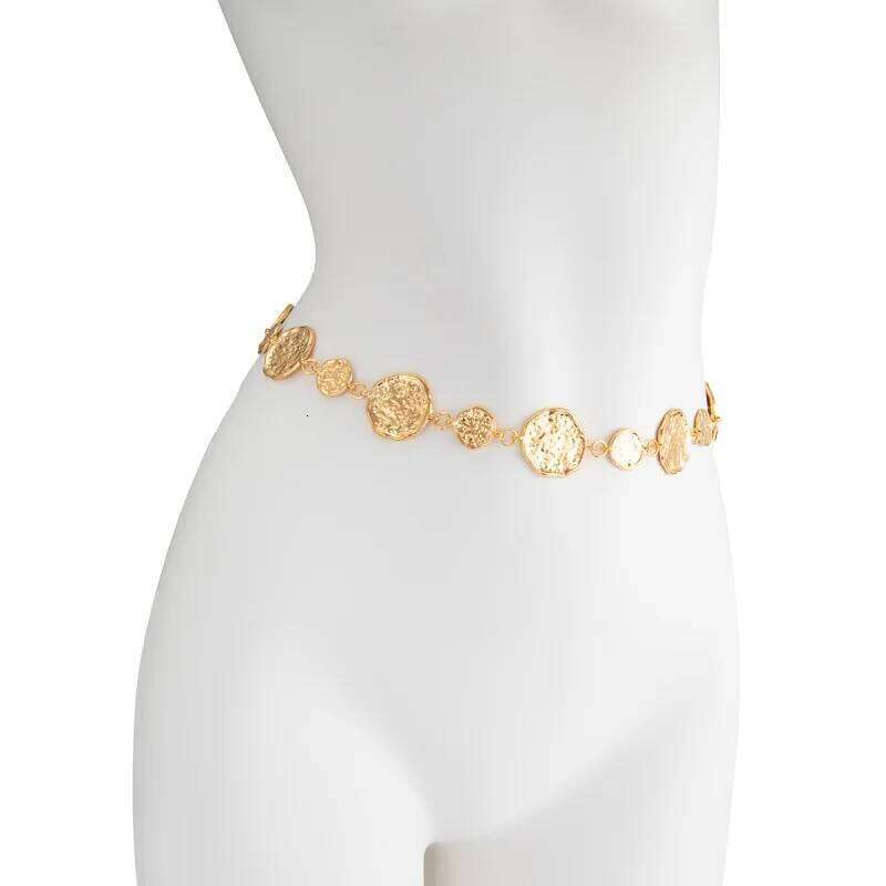 Metal Waist Belt Women Adjustable Body Link Belts Ladies Fashion Chain for Jeans Dress H260228