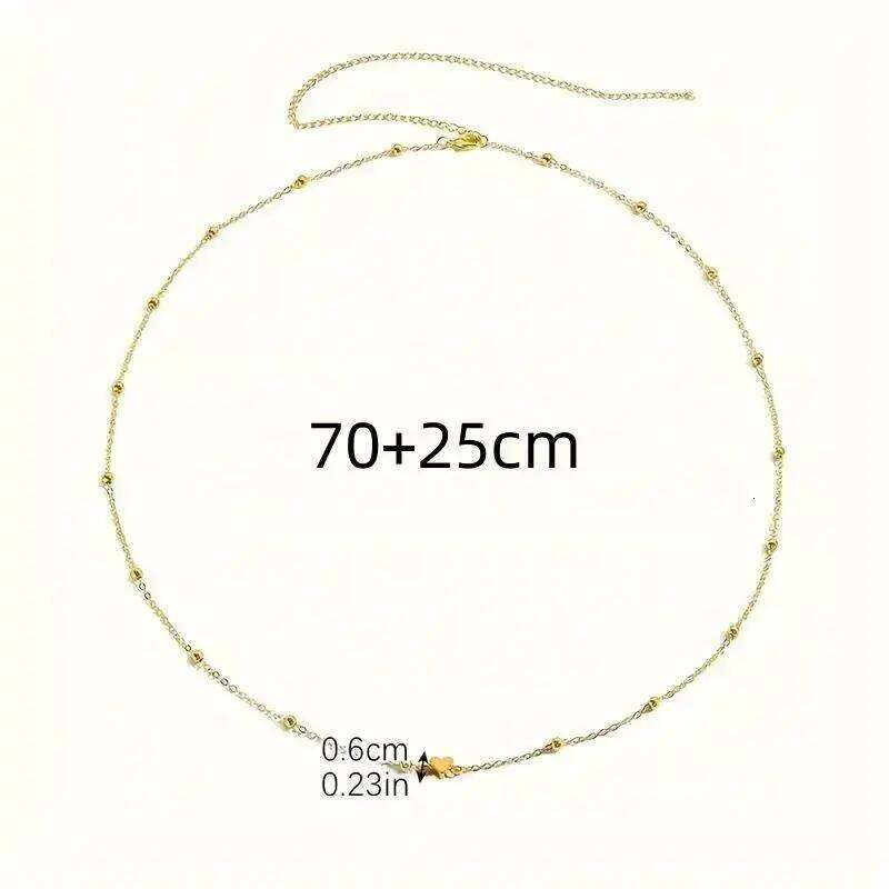 New Girls Simple Heart Beaded Belly For Women Fashion Metal Beach Bikini Waist Chains Body Jewelry Accessories H260228