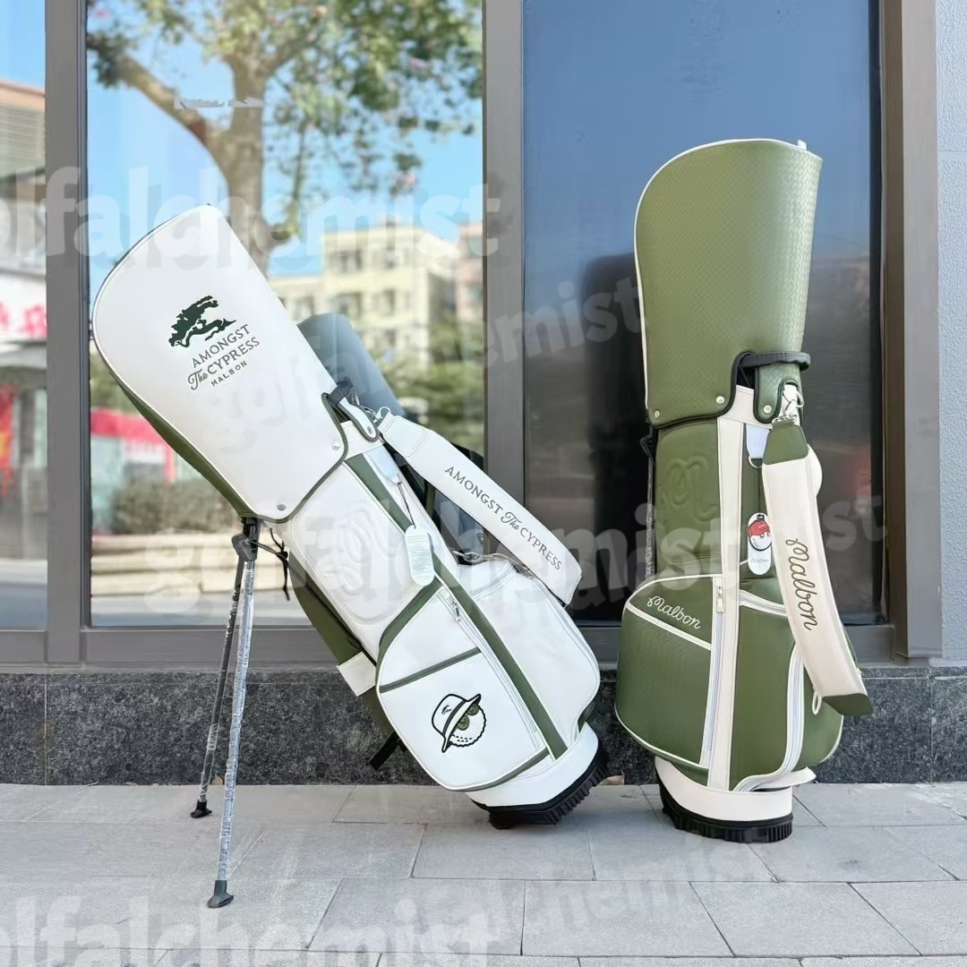 Golf bag Malbns Stand bag with covers unisex equipment male and female waterproof lightweight shoulder standard large capacity with cover balancebase