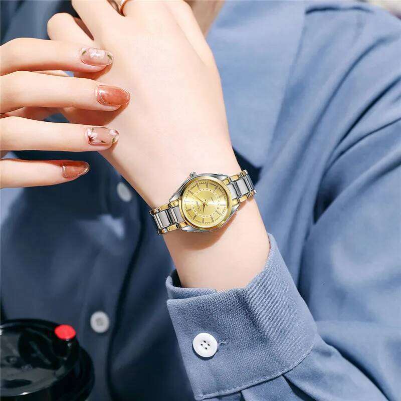 Women's Fashion Stainless Steel Band Analog Quartz es H260228