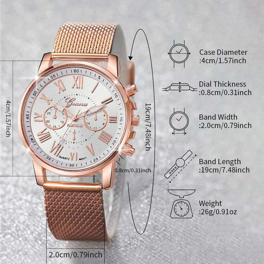 2PCS/Set Women's Fashion Plastic Band Analog Quartz Pearls Butterfly Set H260228
