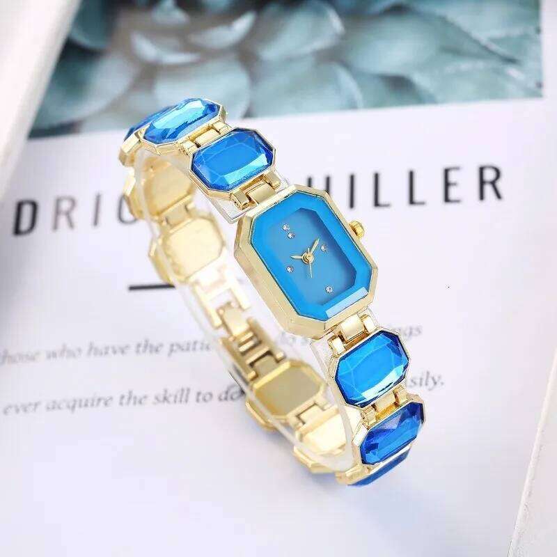, Small Sugar Cube Fashion Square Ladies Quartz H260228