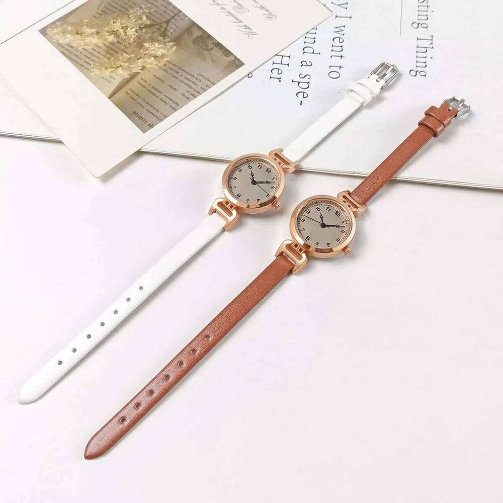 Casual For Women Fashion Leather es Antique Simple Ladies Quartz Wristes Female Clock Gift H260228