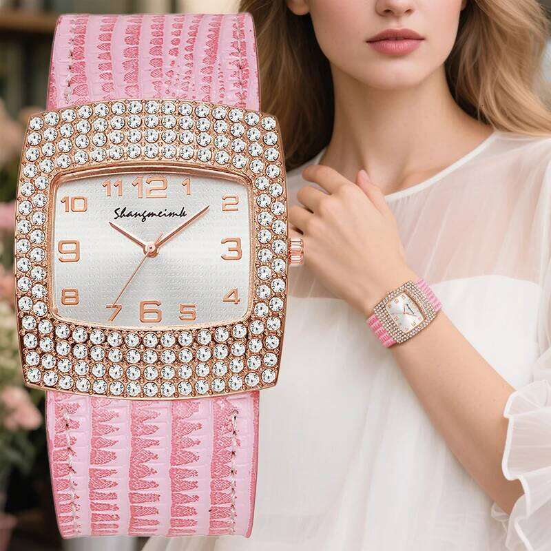 Ladies' Temperament Personality Wide Strap Quartz Fashion Wrist H260228