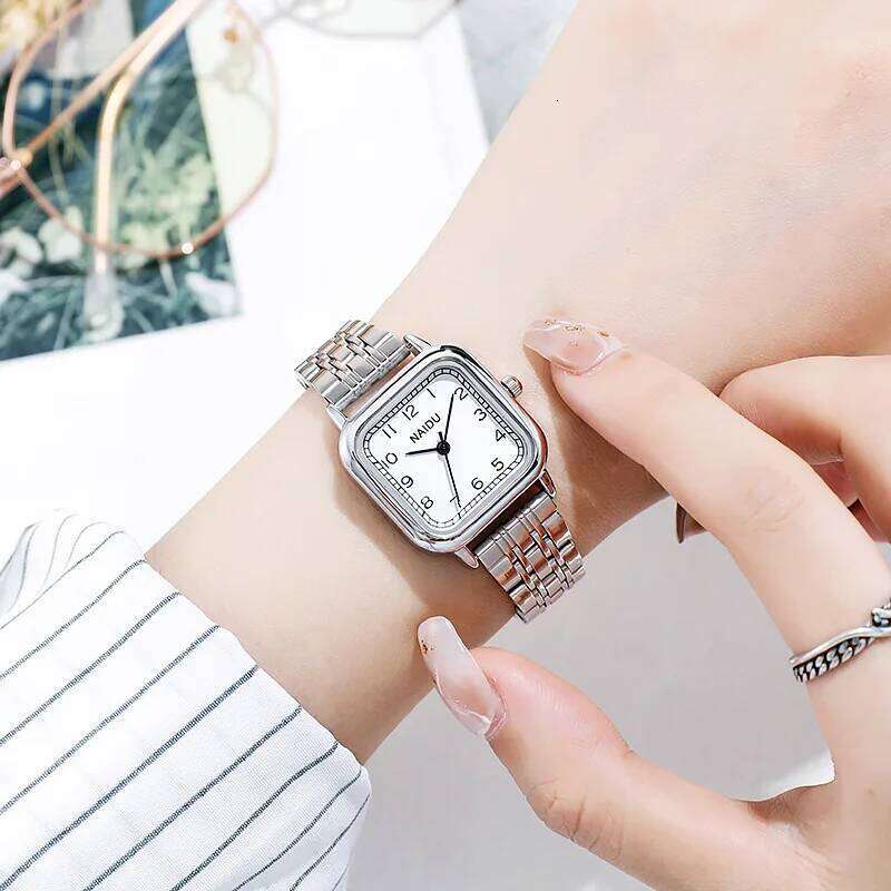 fashion small dial silver steel band women quartz dress H260228