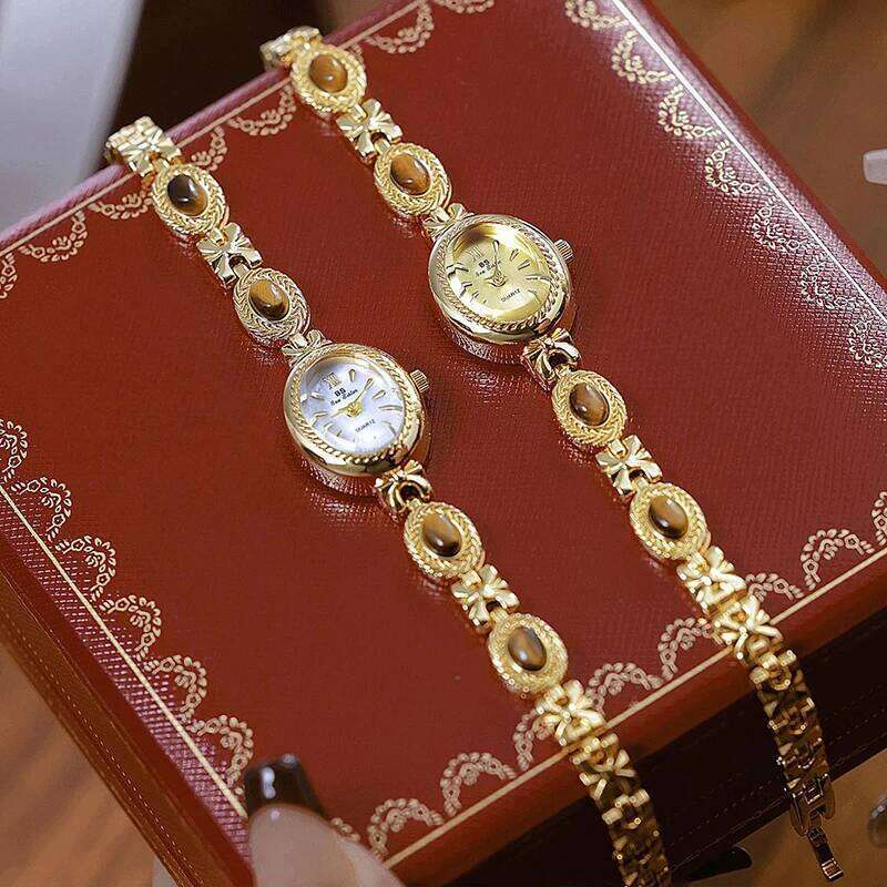 Oval Women Brand Dress Quartz Small Dial Ladies Wrist es For Rhinestone Gold Female Clock H260228