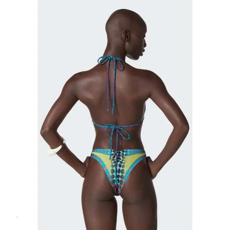 Luxury Brand Women's Bikini Set Polka Dot Pattern Two-piece Bathing Suits Fashion Design Hot Spring Beach Micro Thong Biquini Z260301