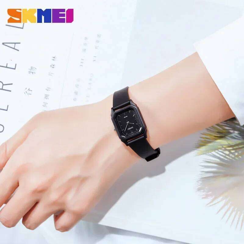 SKMEI 1651 Small Young Lady Clock reloj mujer Light Thin Girls es Fashion Creative Women Quartz Wristes H260228