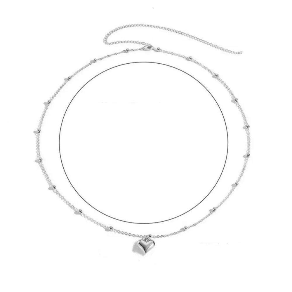 New Bohemian Style Waist Heart Beads Hollow Out Body Chain Jewelry Accessories Girls H260228