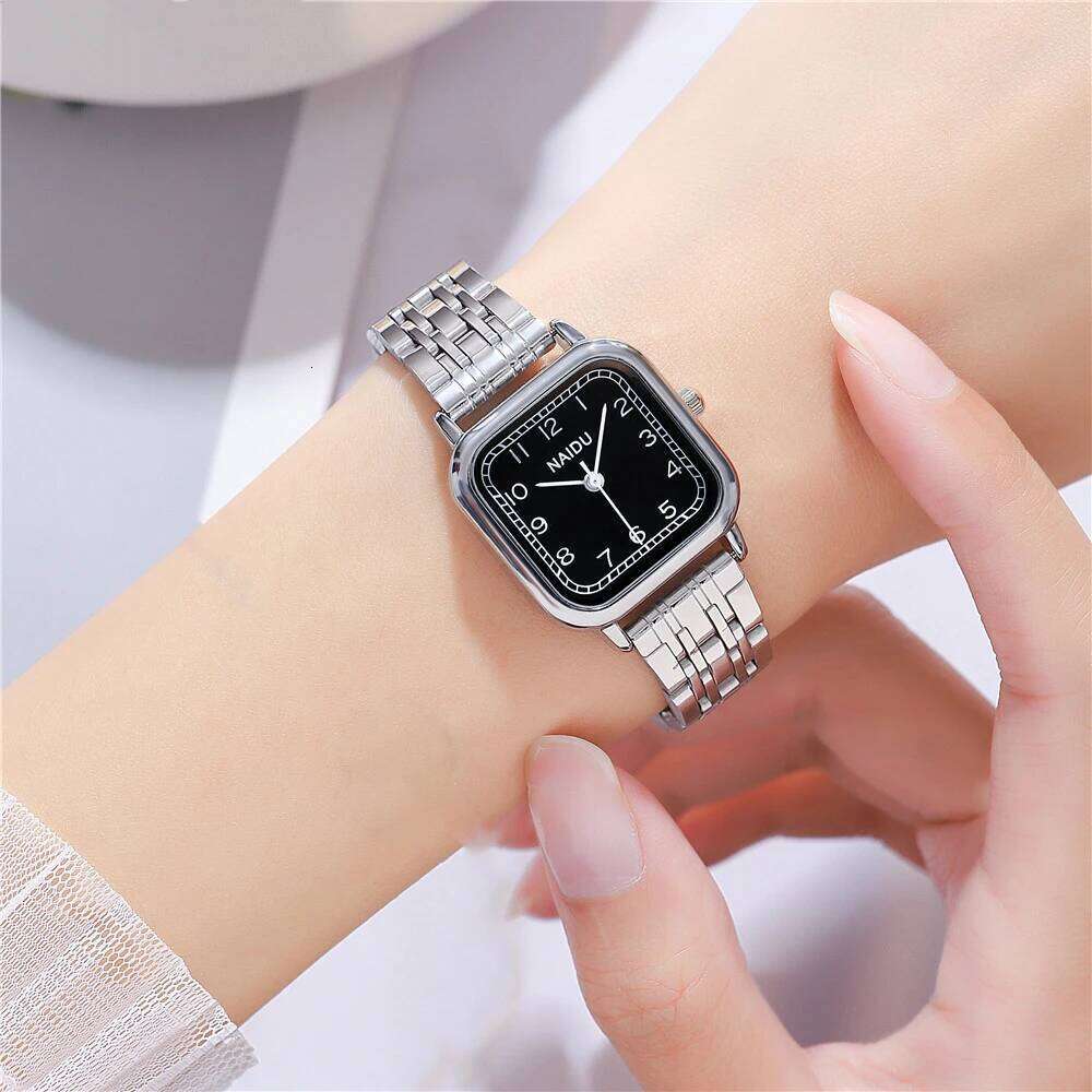 fashion small dial silver steel band women quartz dress H260228