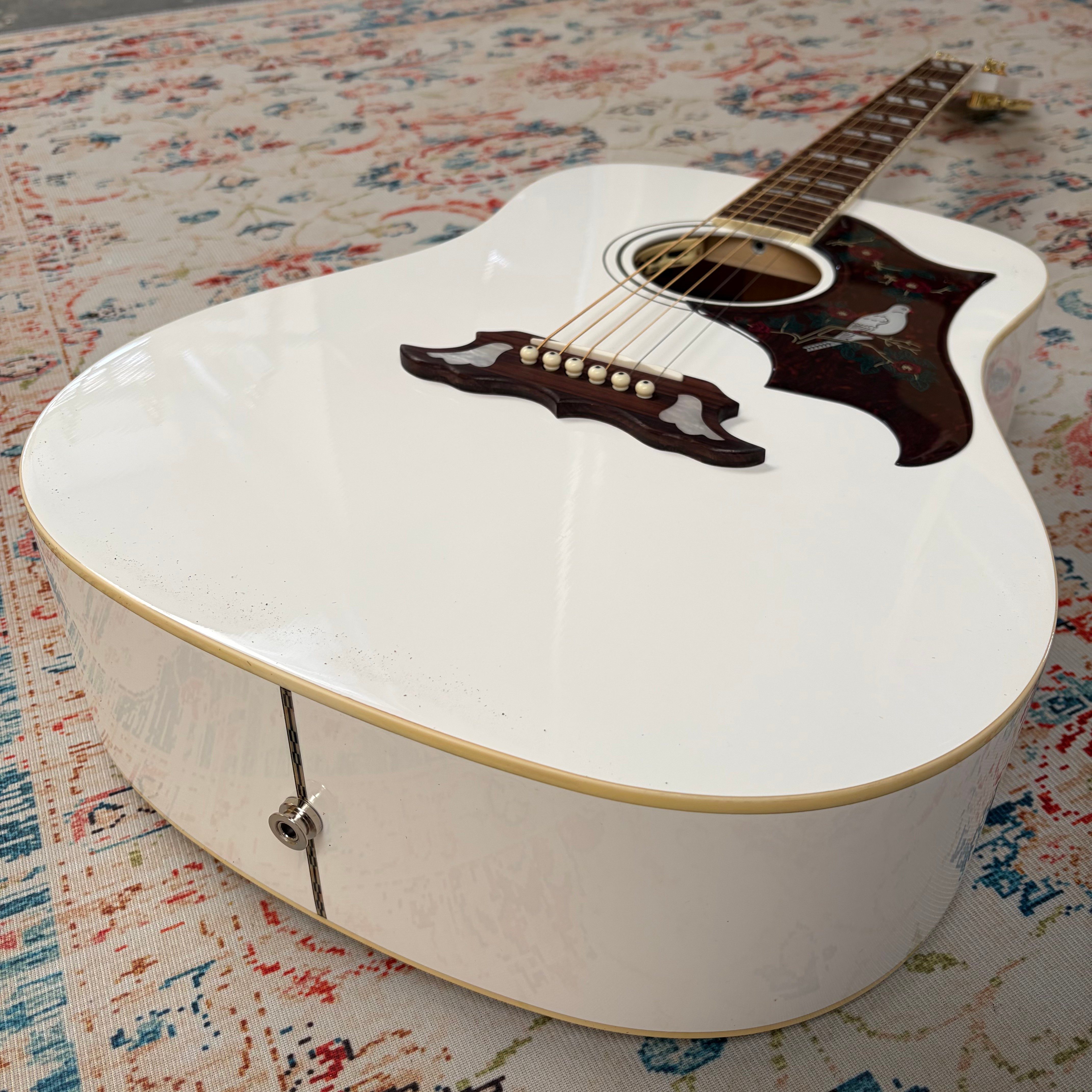 Premium Full size Acoustic Electric Guitar with Mahogany Neck,41 Inches, white, hot selling - view 9
