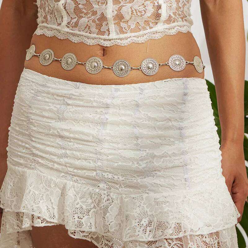 New Boho Waist Belly for Women Summer Sexy Bikini Belt Adjustable Body Chain Festival Jewelry Accessories Gifts H260228