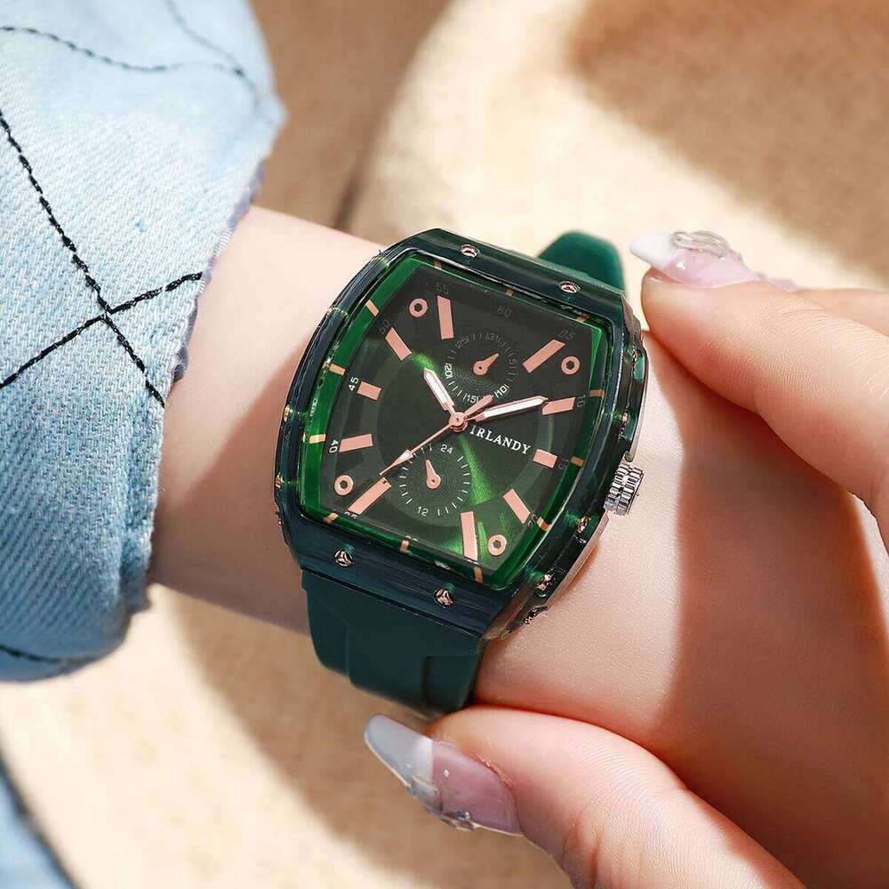 Fashion Silicone Band Women Quartz Casual Ladies Analog Wristes For Girls Clock Reloj MujerWithout Box H260228