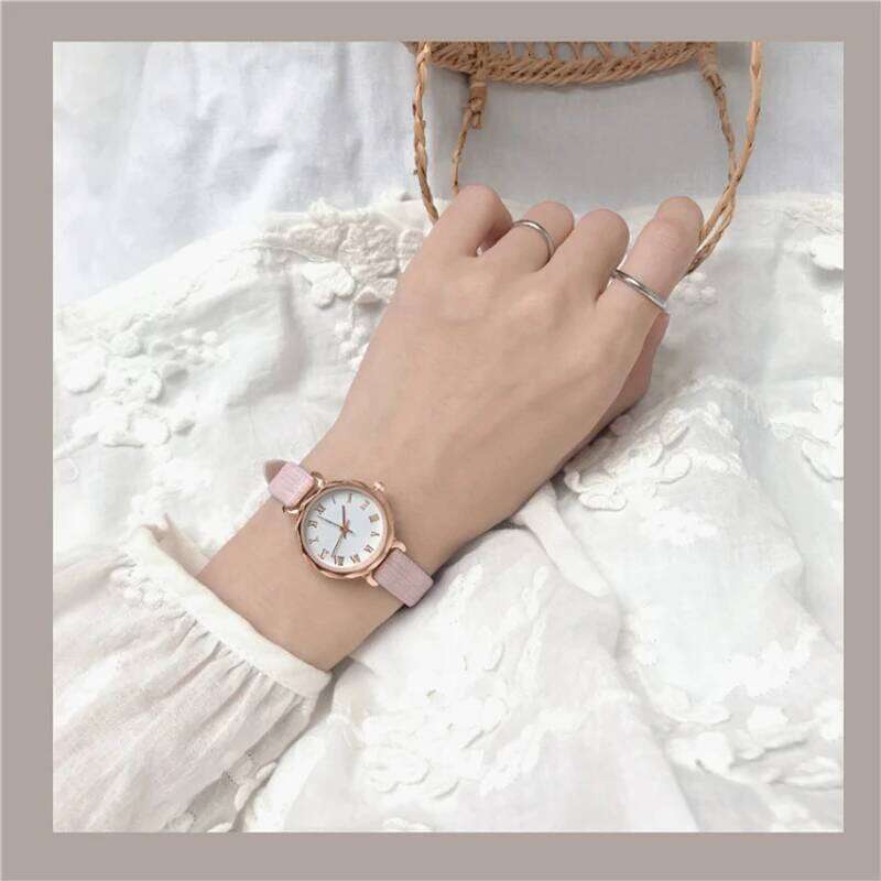 Elegant Women's Rhombus Quartz | Roman Dial & Trendy Leather Band - Ideal for College Wear H260228