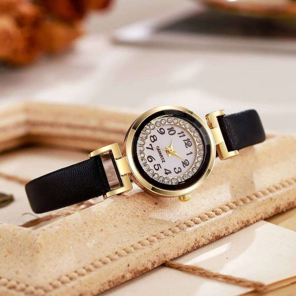 Fashion Small Arabic Women es Casual Leather Strap Quartz for Girls Clock Reloj Mujer H260228