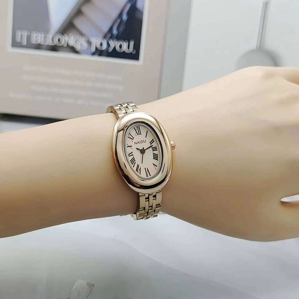 2025 New Oval Beautiful Ladies es with Stainless Steel Strap for Girl Student Quartz Minimalist Women Wristes Hot Sale H260228