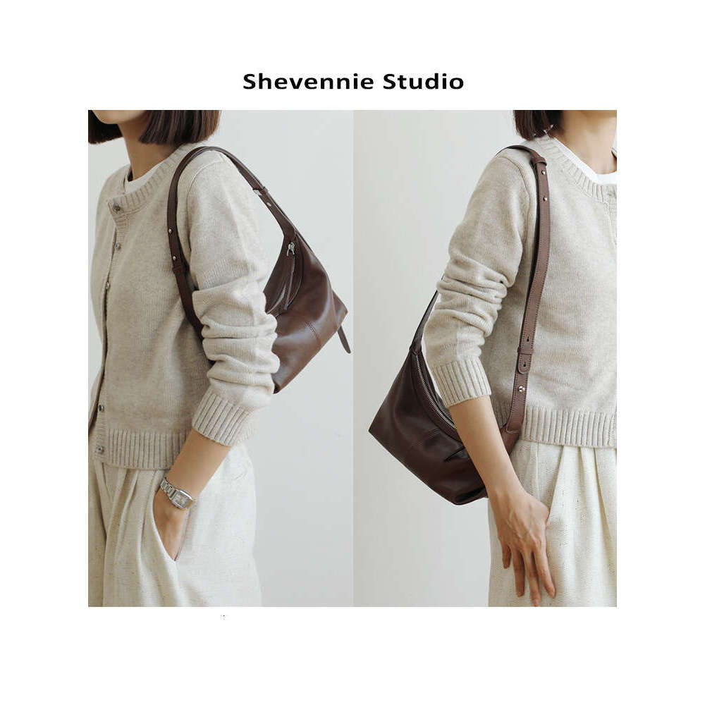 Luxury Shoulder Bags Totes Hobo Korean Niche Cowhide Underarm Single Genuine Leather Dumpling High End Crossbody Fashion Women S Bag SENYY