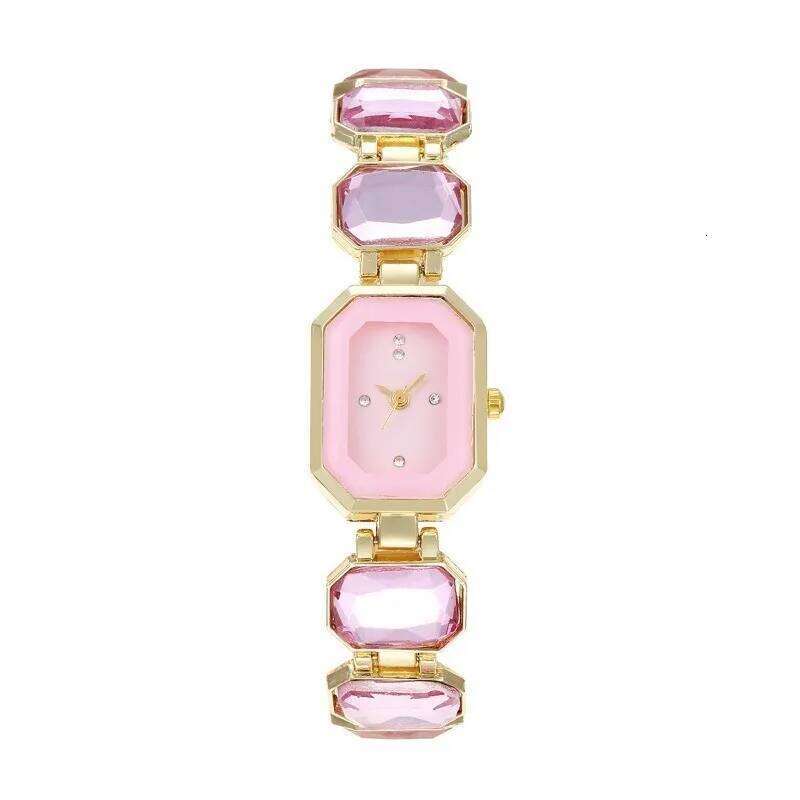 , Small Sugar Cube Fashion Square Ladies Quartz H260228