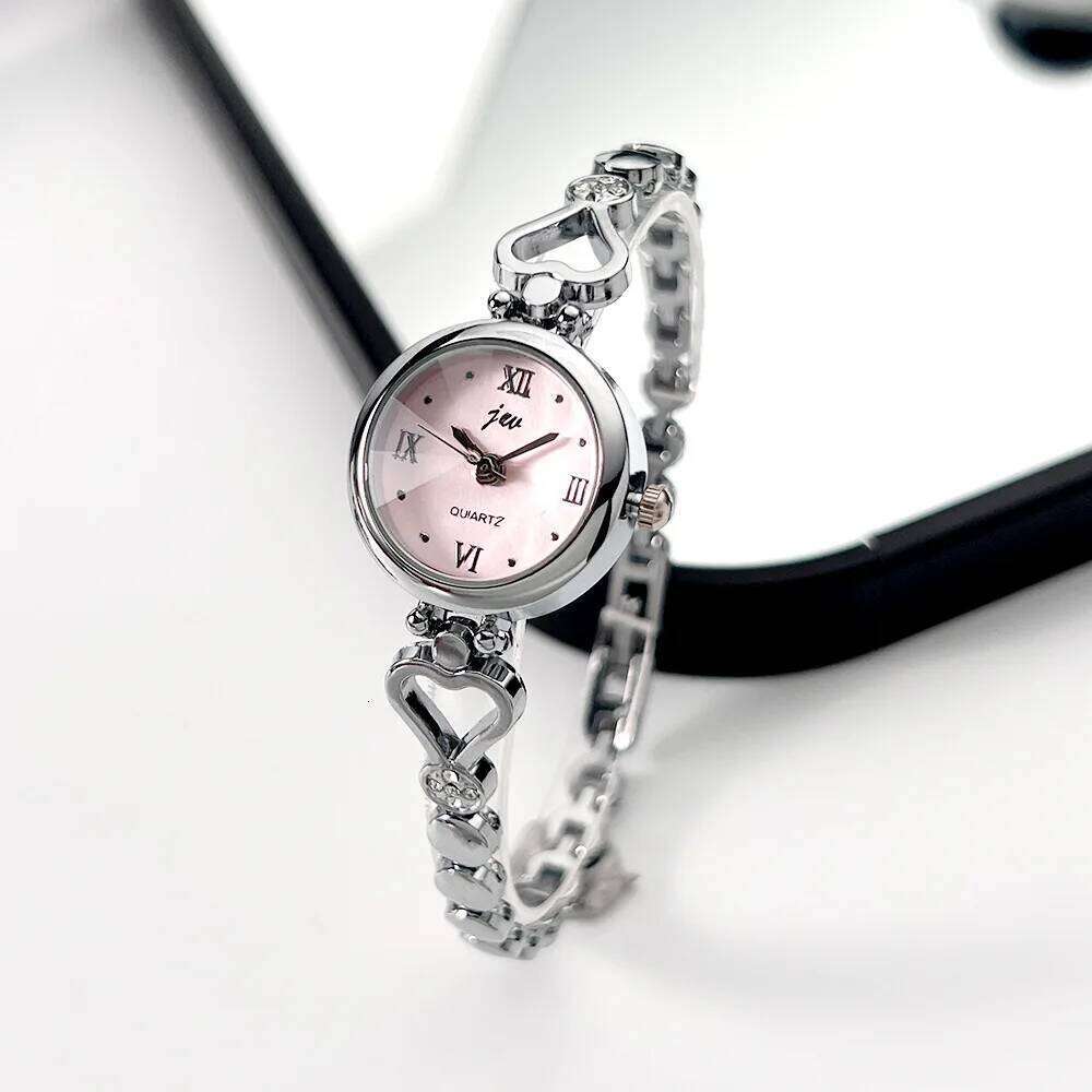 Women's Compact Exquisite Rose Love for Girls and Students Fashion quartz High Beauty H260228