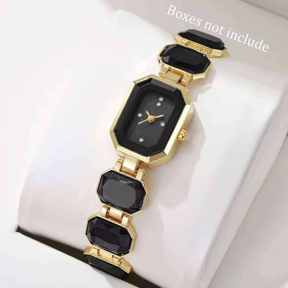 Elegant Women's Fashion Rectangle Dial Ladies Quartz Wrist es Girls Clock Reloj HombreWithout Box H260228