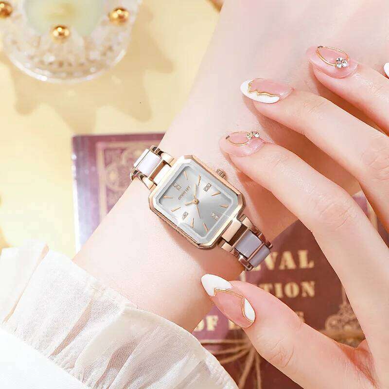 Women's Simple Square Quartz Fashionable Timepiece H260228