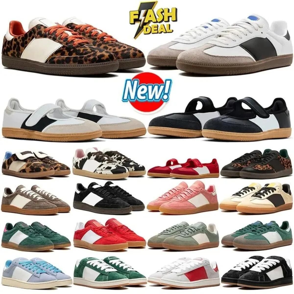 red leopard print sneakers luxury designer shoes Earth Strata Gum White Black pink German Cheetah Navy blue mens shoes sneakers womens mens trainers size 36-45