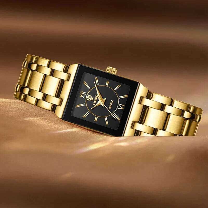 2022 Golden Quartz Wristes For Women Ladies Fashion 30m Waterproof Female Girl es Relogio Feminino Clock L1029 H260228