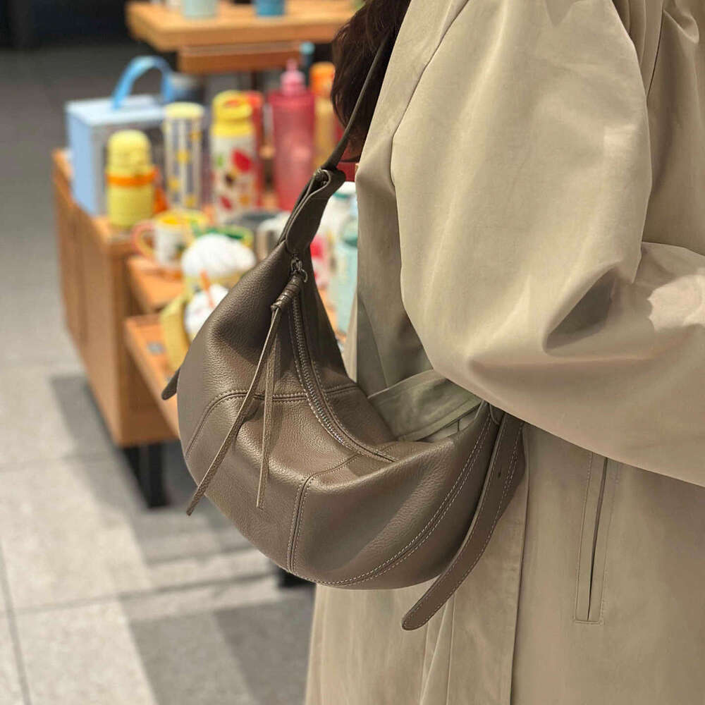 Luxury Shoulder Bags Top Layer Cowhide Dumpling Bag Spring Summer New Model Niche High End Casual Stylish Genuine Leather Shoulder And Crossbody For W