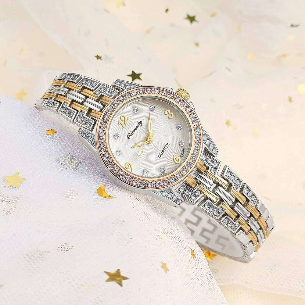 Ladies Fashion Minimalist Business Diamond Women's Alloy Quartz H260228