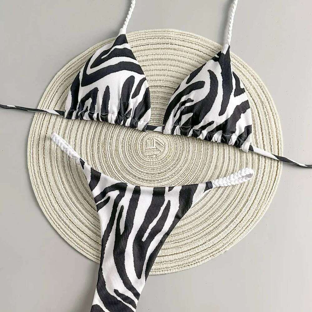 Sexy Push Up Bikini Set Leopard Print Biquinis Women Swimsuit 2-piece Triangle Thong Bathing Suit Holiday Gathering Swimwear Z260301