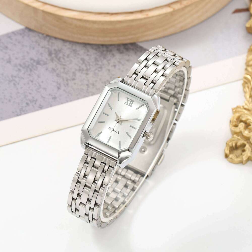 Versatile Simple Women's Square Ins-Style Steel Band Quartz , Stylish and Elegant Set H260228