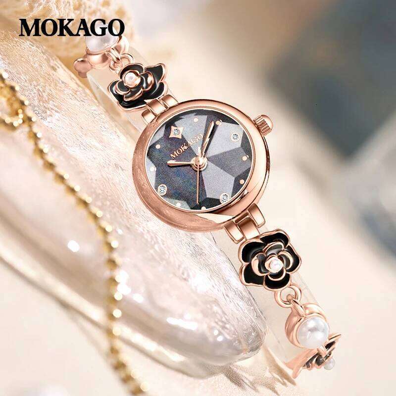 MOKAGO 8142 Quartz es for Woman Fashion Small Dial Elegant Casual Business Ladies Wrist relogio feminino H260228