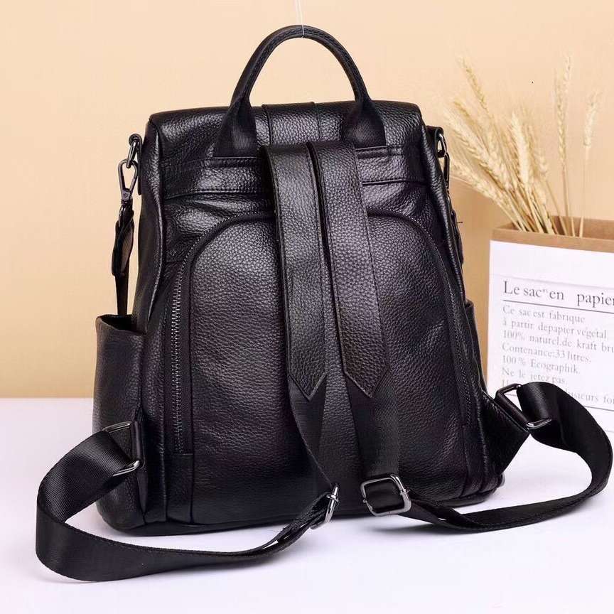 Luxury Shoulder Bags Totes Hobo Top Layer Cowhide Women S Trendy Fashion Backpack Anti Theft Commuter School Bag Single Business Factory Price Hot Sal