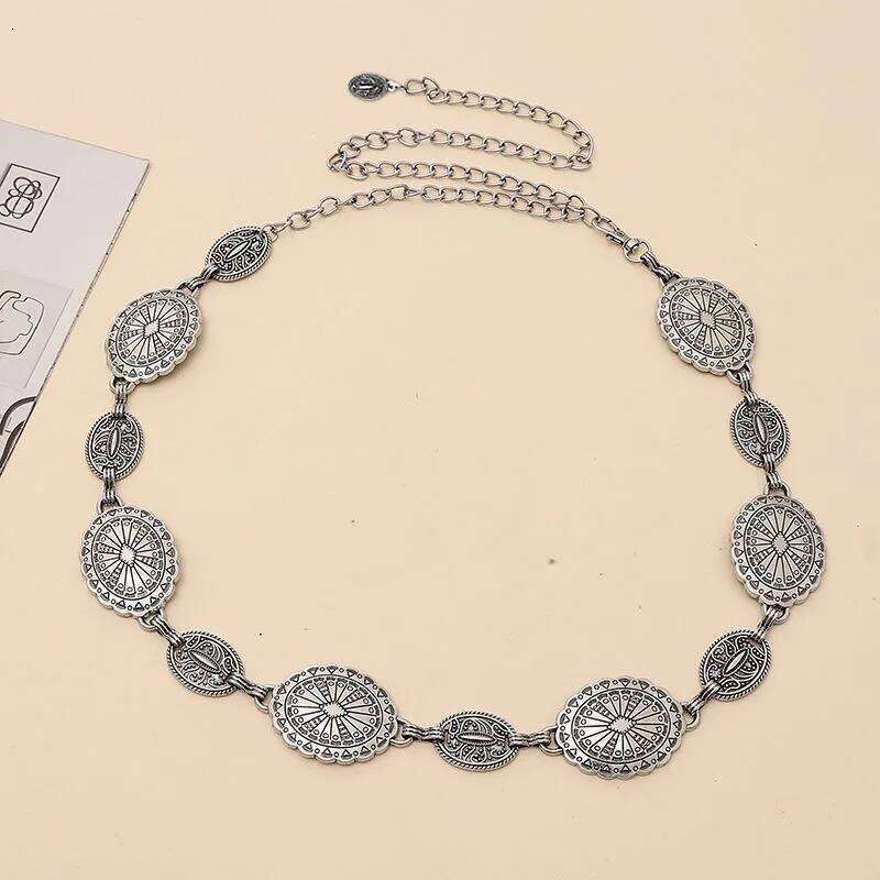 Vintage Chic Bohemian Belly Chains Women Exquisite Metal Belt for Ladies Perfect Match with Dresses Daily Wear and Party H260228