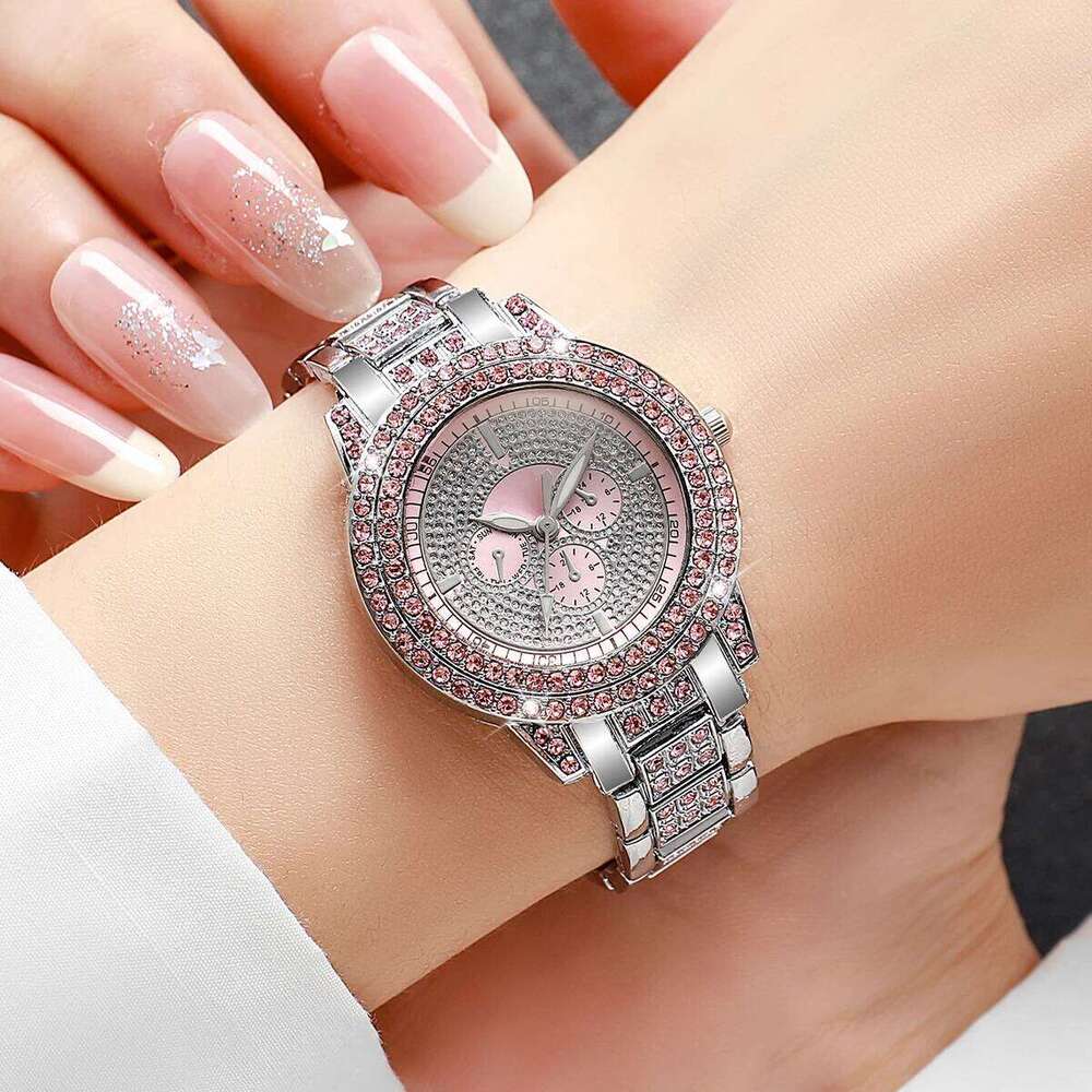 Luxury Full Diamond Women Quartz Wrist Fashion Ladies es Reloj Mujer Girls Clock GiftWithout Box H260228