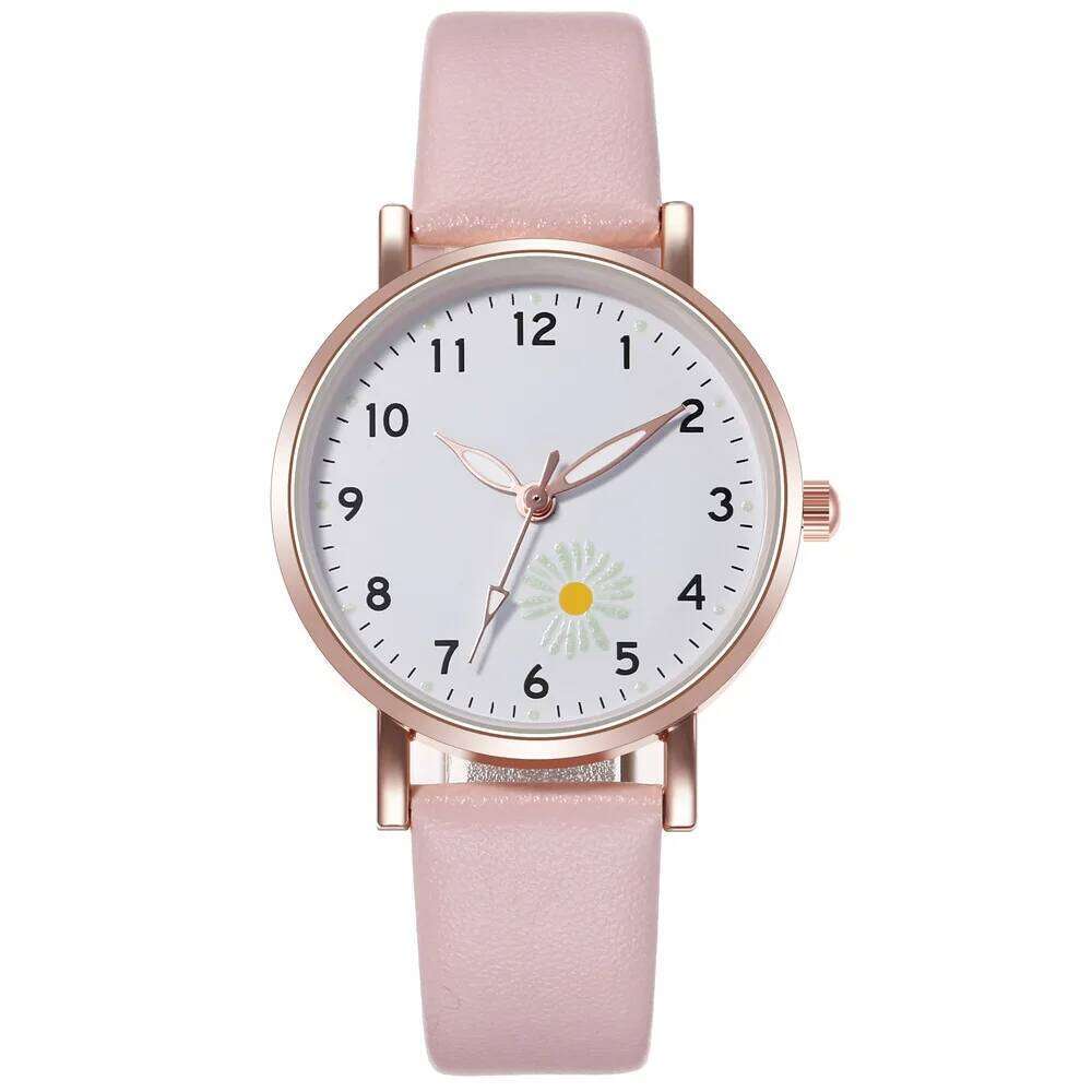 Little Daisy Women's Simple and Fresh Luminous Quartz H260228