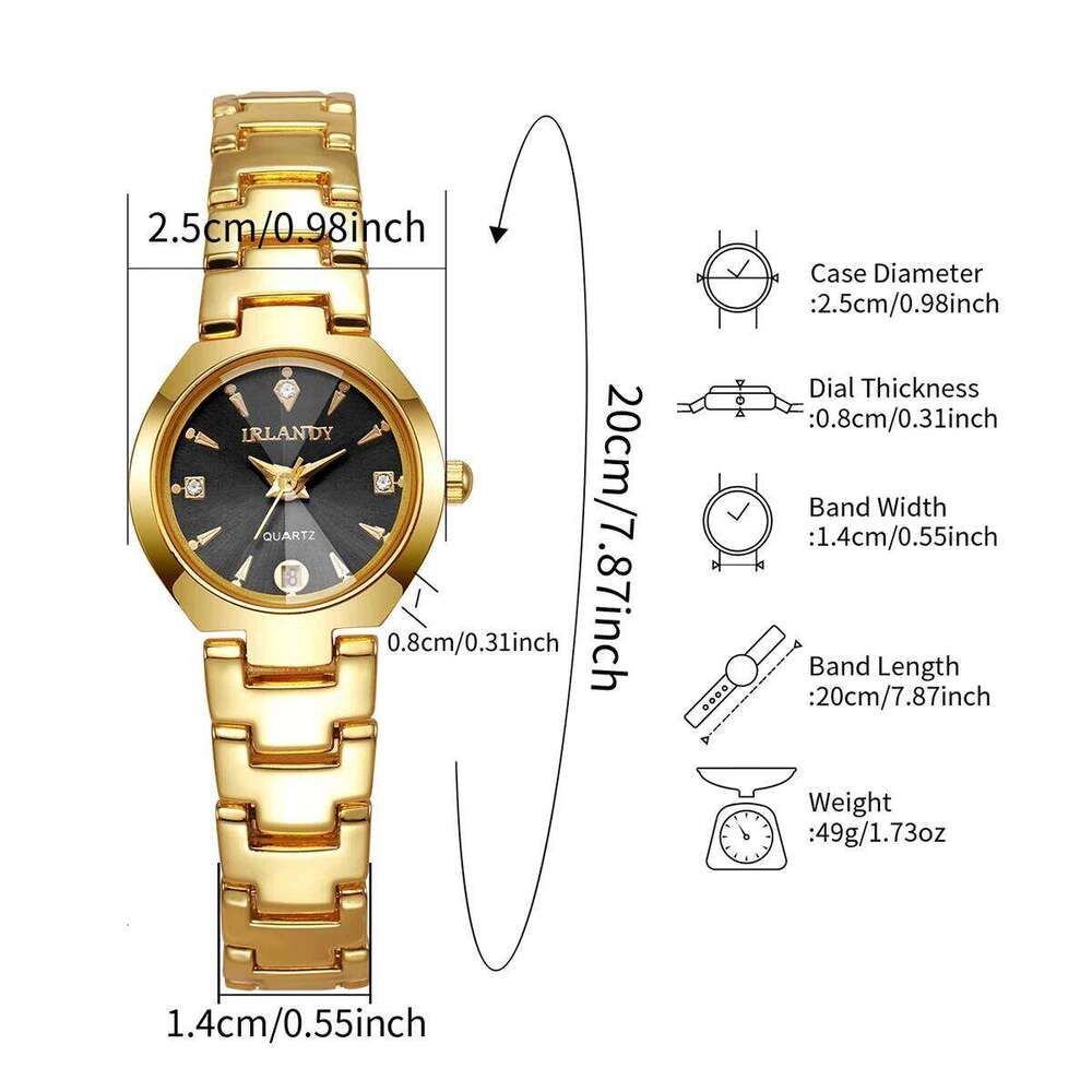 Luxury Women es Fashion Small Dial Quartz Ladies Calendar Wristes Reloj MujerWithout Box H260228