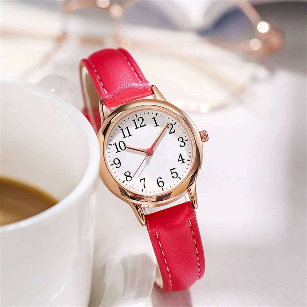 Japan Movement Women Quartz Fine Easy To Read Arabic Numerals Simple-Dial H260228