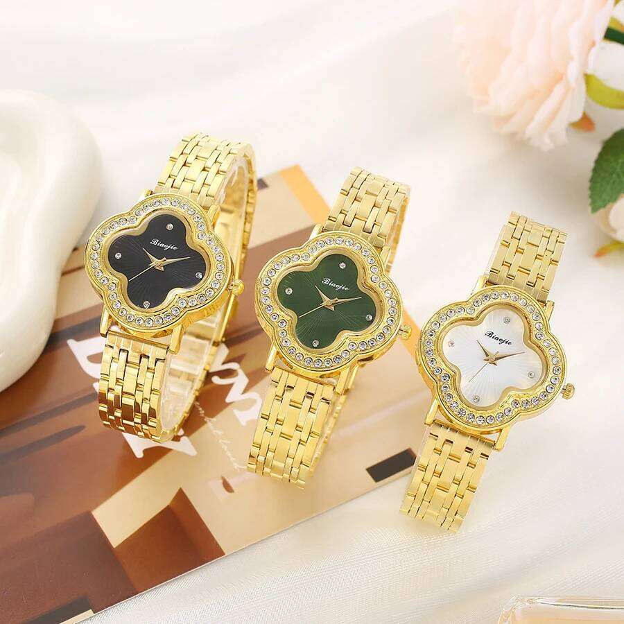 New four-leaf clover hand chain with diamond leisure quartz women's wrist for students in summer graduation season. H260228