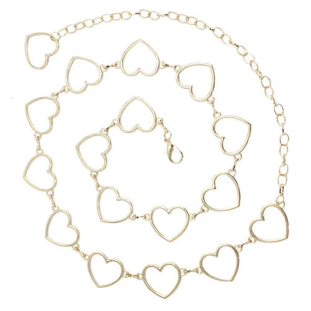 Golden Shaped Metal Hook Delicate Waist Belt Decorative Fashion Accessory Women Bikini Bride Chain H260228