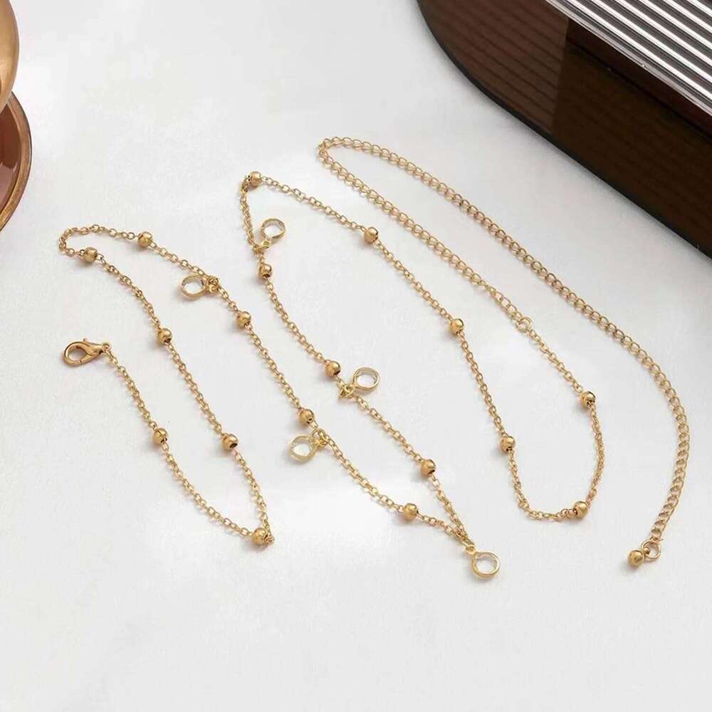 Trendy Minimalism Belly Chains for Waist Sexy Women Body Chain Jewelry Vintage Shiny Crystal Beach Vacation Accessories H260228