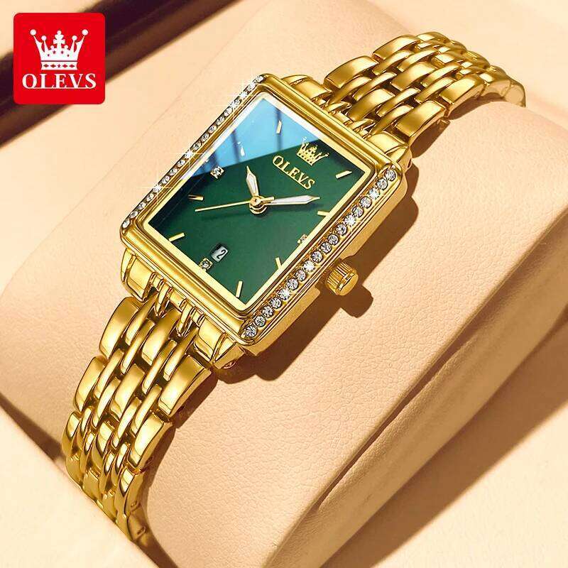 OLEVS 9995 Women's Luxury Elegant Quartz Ladies Wrist Top Brand Waterproof Luminous Date Original For Women H260228