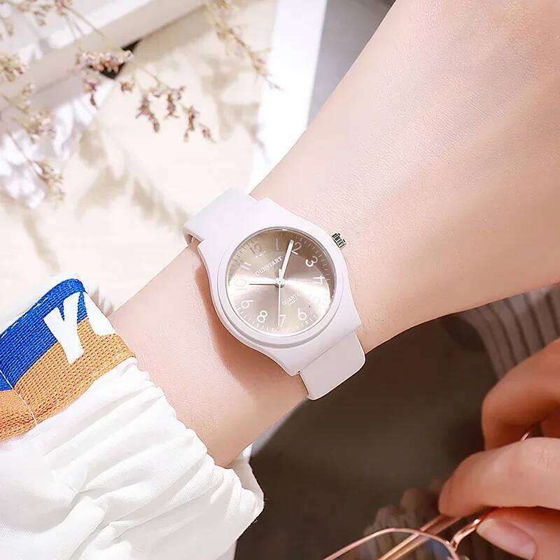 Brand Silicone Strap Quartz for Women Casual Fashion Ladies Wrist Montre Femme Clock Reloj Mujer Dropshipping H260228