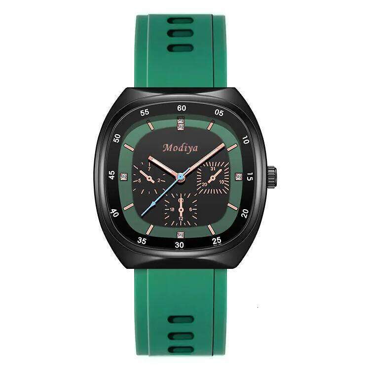 Fashion Large Dial Quartz Casual Silicone Strap Women es Waterproof Couple Wrist Relojes Para Mujer H260228