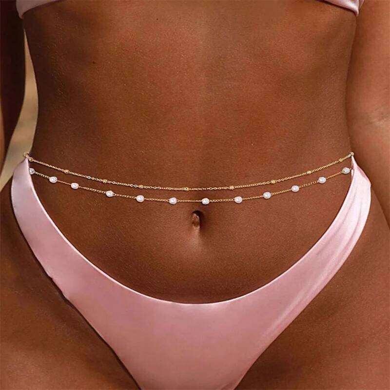 Classic Retro Cute Star Waist Belly for Women Minimalist Summer Beach Bikini Sexy Body Chain Fashion Vacation Jewelry H260228