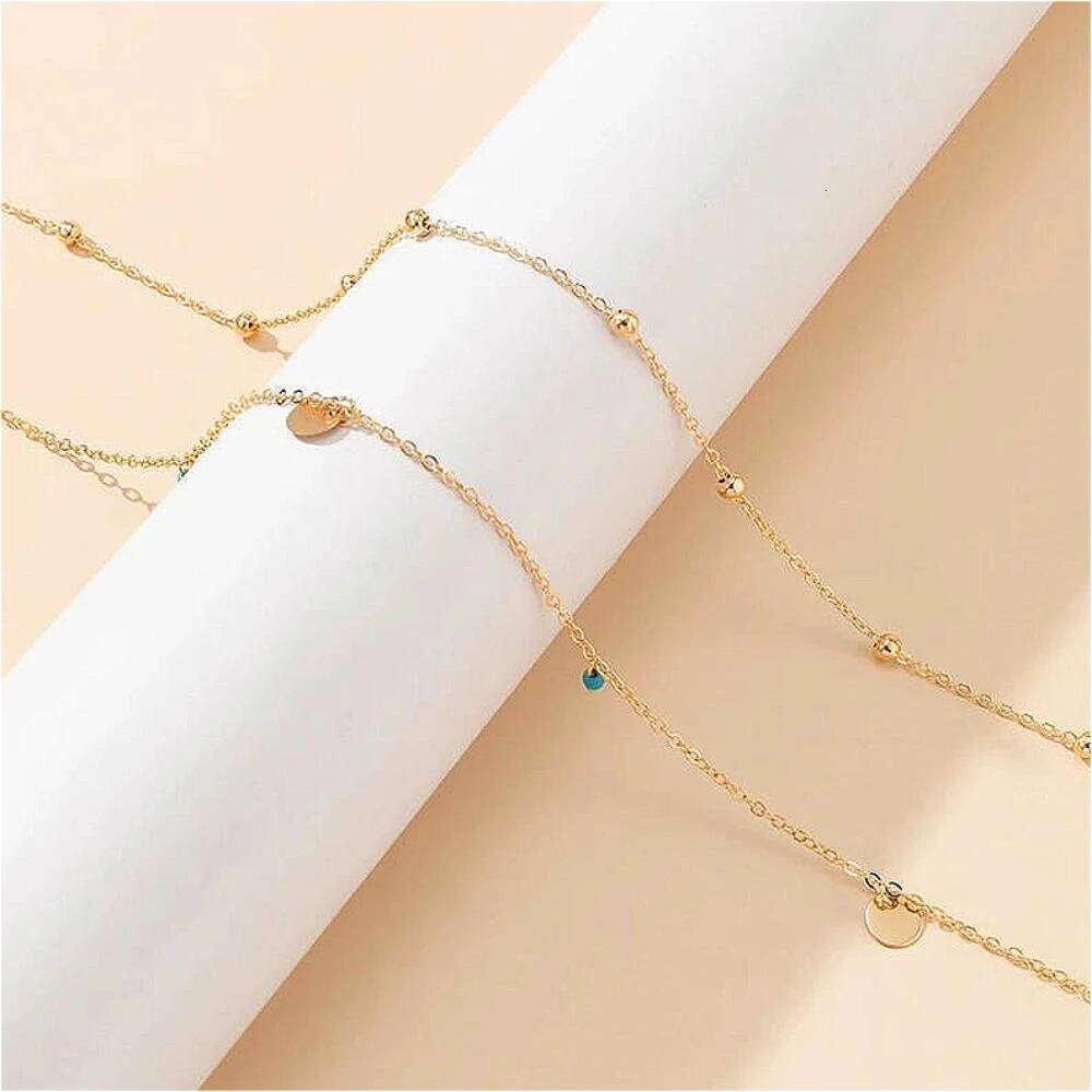 Vintage Tassel Sequin Waist Beads Belly Chains Double Layered Adjustable Bikini Hips Body Chain Festival Beach Jewelry for Women H260228